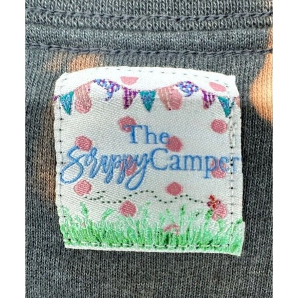 The Scrappy Camper Womens Sweatshirt Sz M Upcycled TieDye Boho Floral Festival - Picture 5 of 13